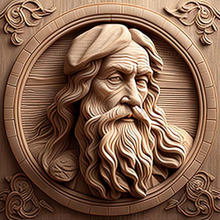 3D model Leonardo da Vinci (STL)